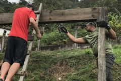 Repairing Swing Set